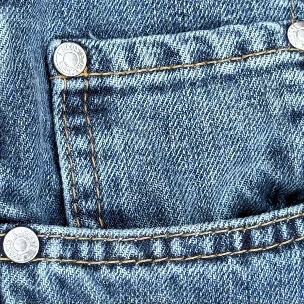 Lacoste Blue Denim with Iconic Logo - Picture 3 of 6